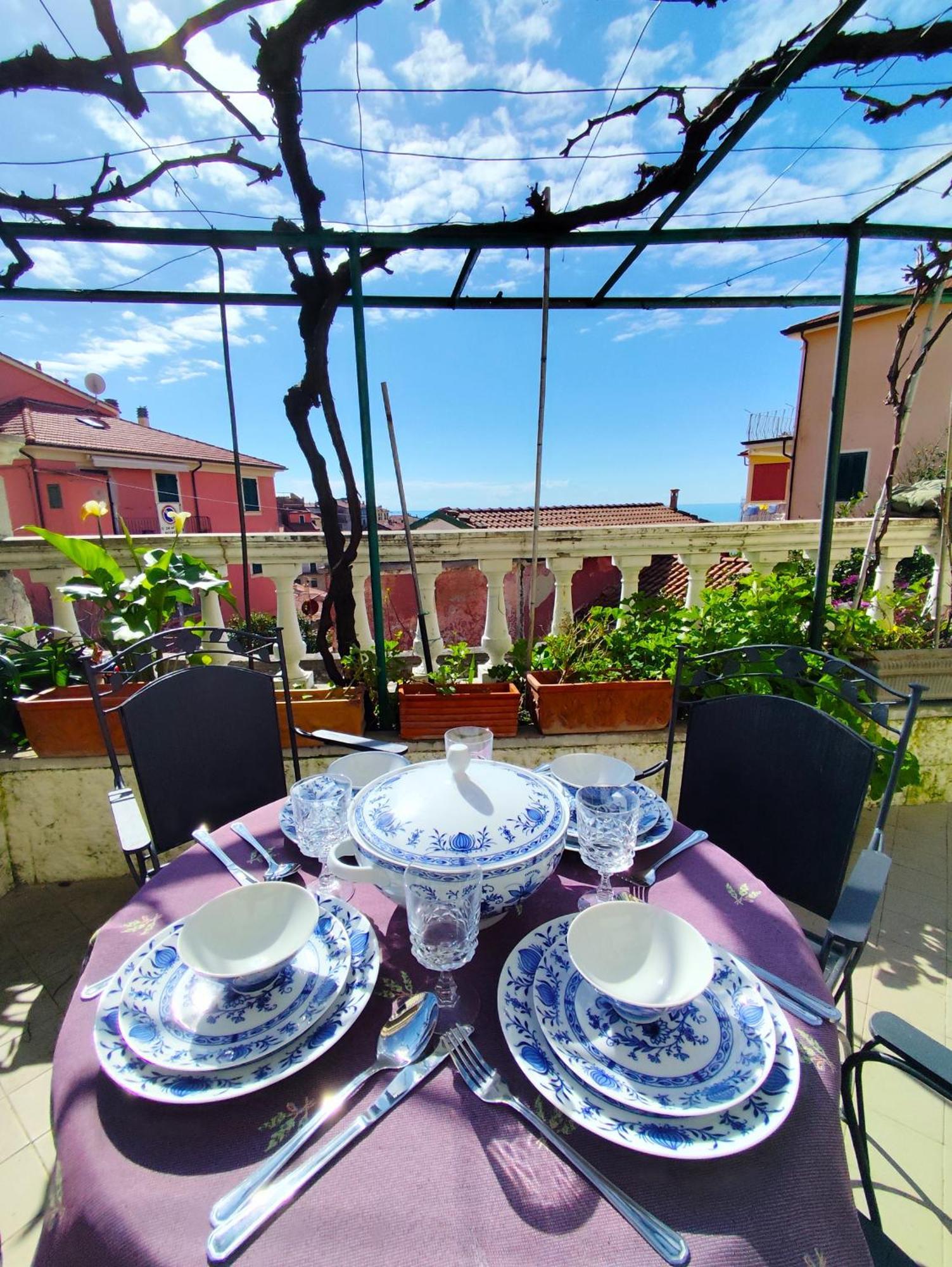 Apartamento -La Terrazza Nel Vigneto- Golfo Dei Poeti Tellaro Exterior foto